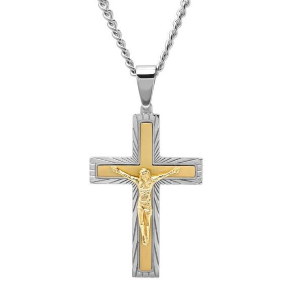 Brilliance Fine Jewelry Other - Crucifix Men's Stainless Steel Cross Pendant